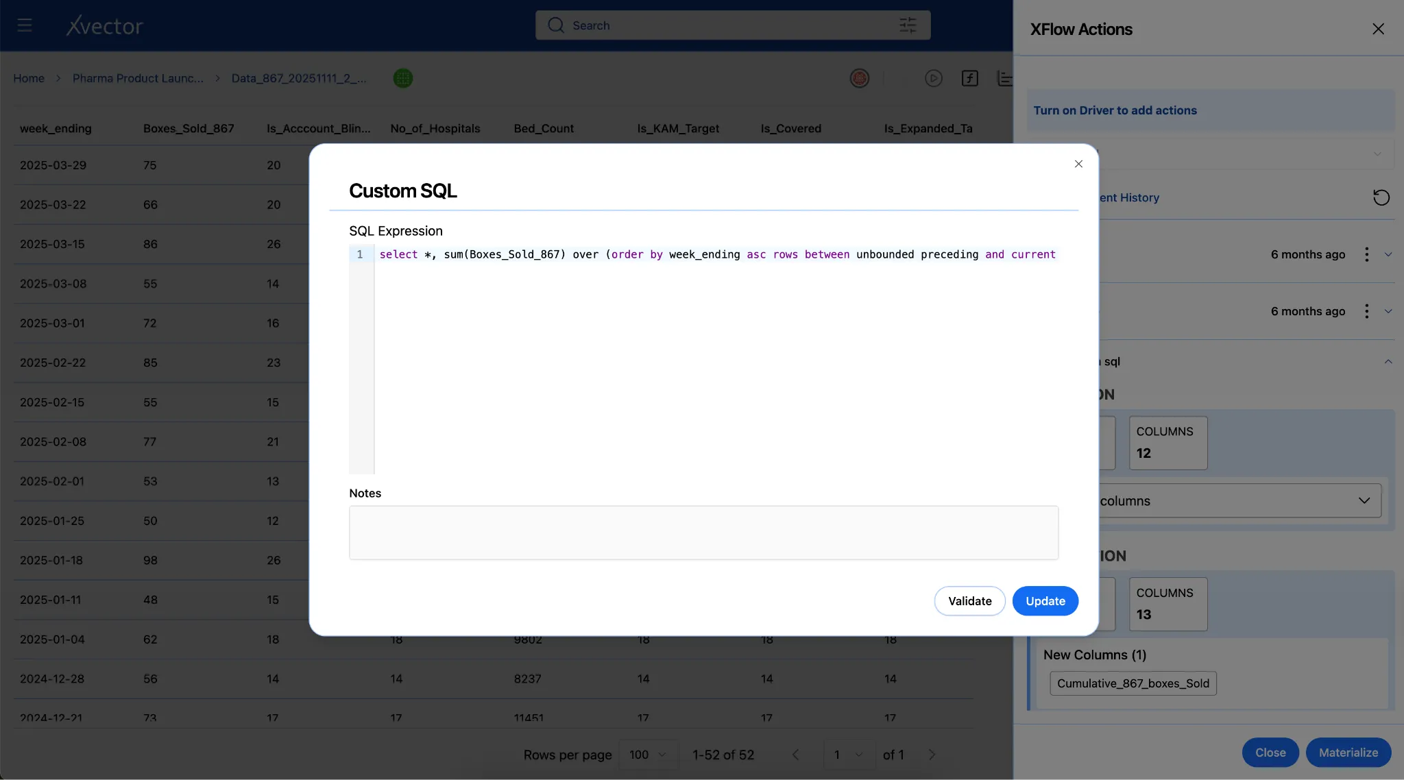 Enrichment — Custom SQL