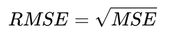 RMSE formula