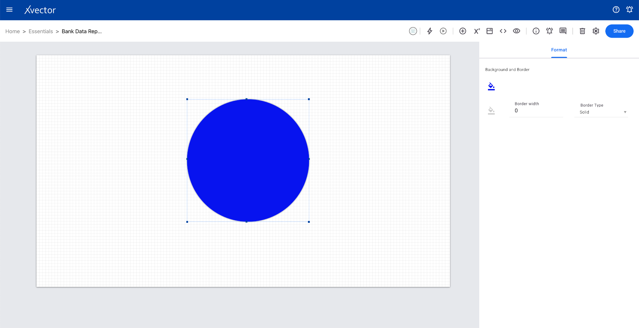 Circle shape component
