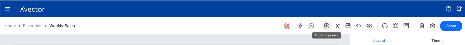 Scorecard data tab configuration